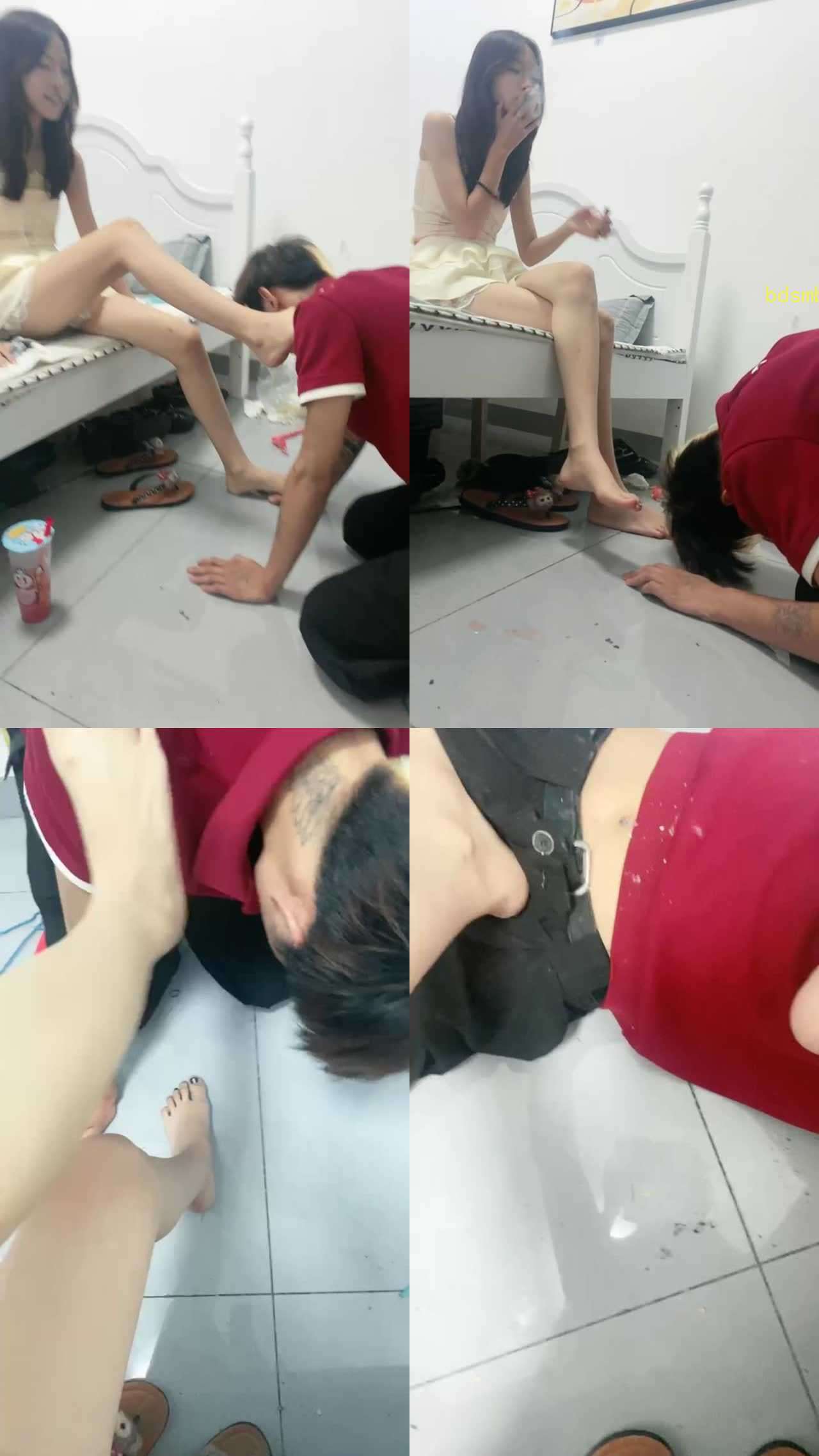 【小雅s】主人第一次调狗爬进来看