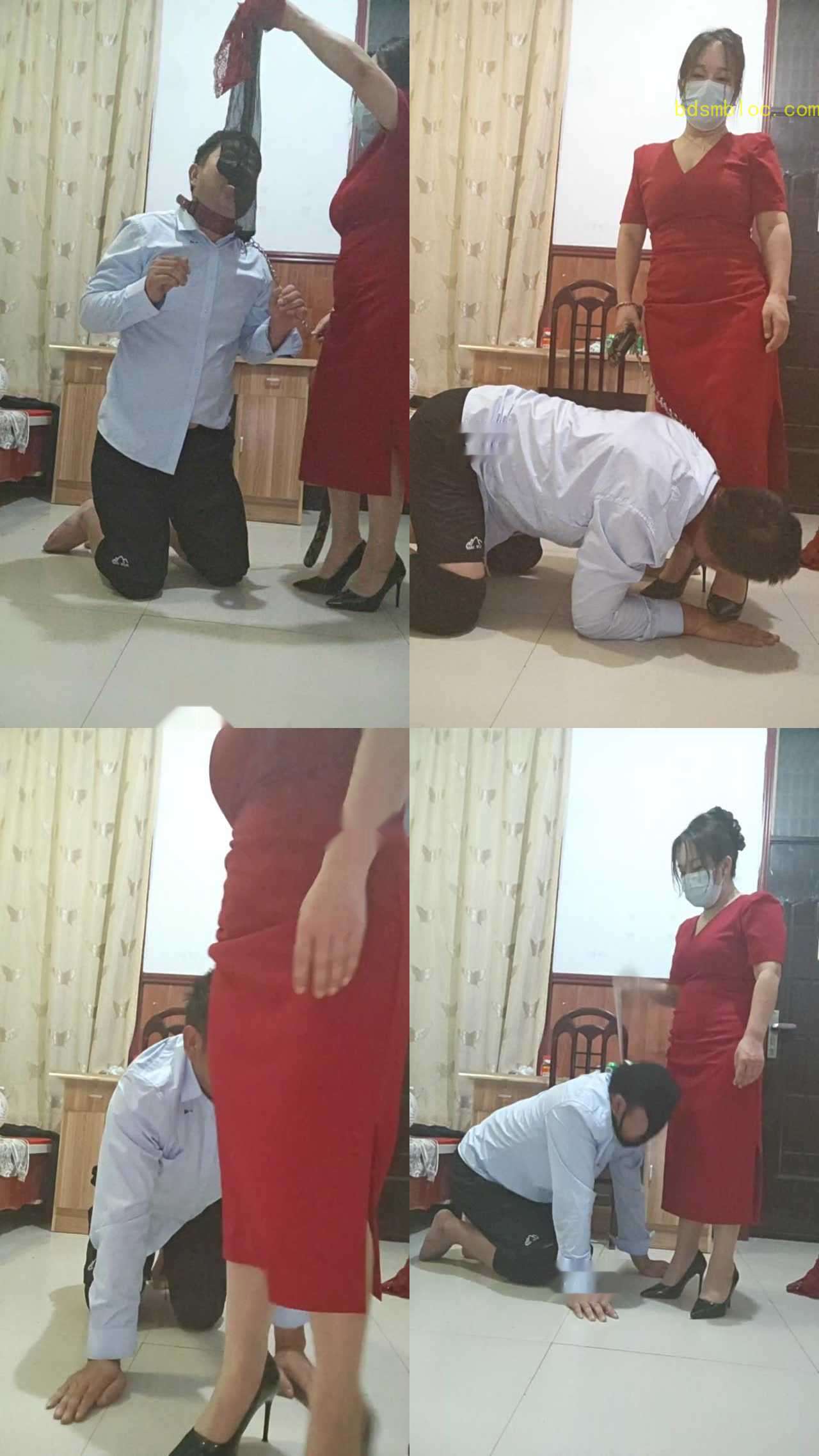 【沐颜s】原味丝袜裤头玩贱货