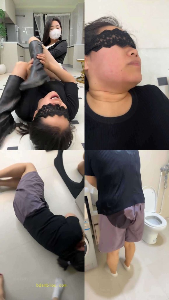 【辣吃多的辣姐s】母狗狗嘴洗袜子