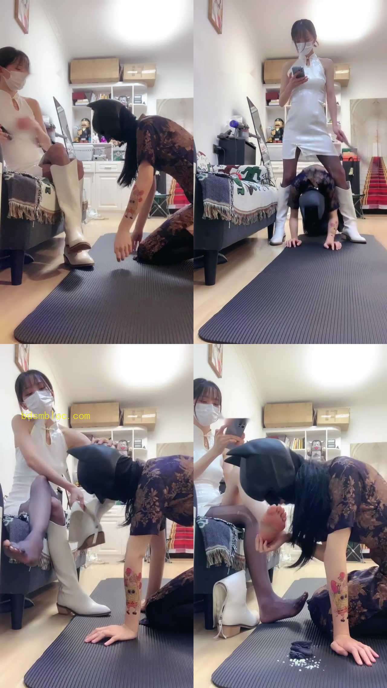 【暴力美学】开发素人闺蜜做狗