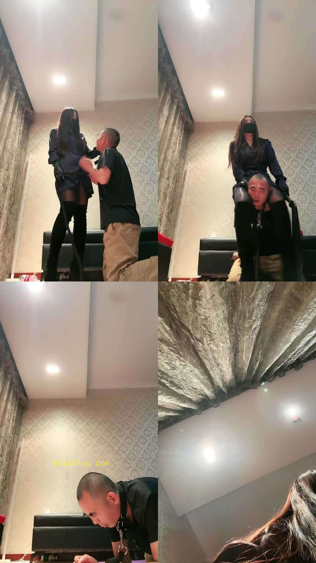 【十三姨】鞭打/抽耳光/手铐反绑掐乳/赏赐圣水