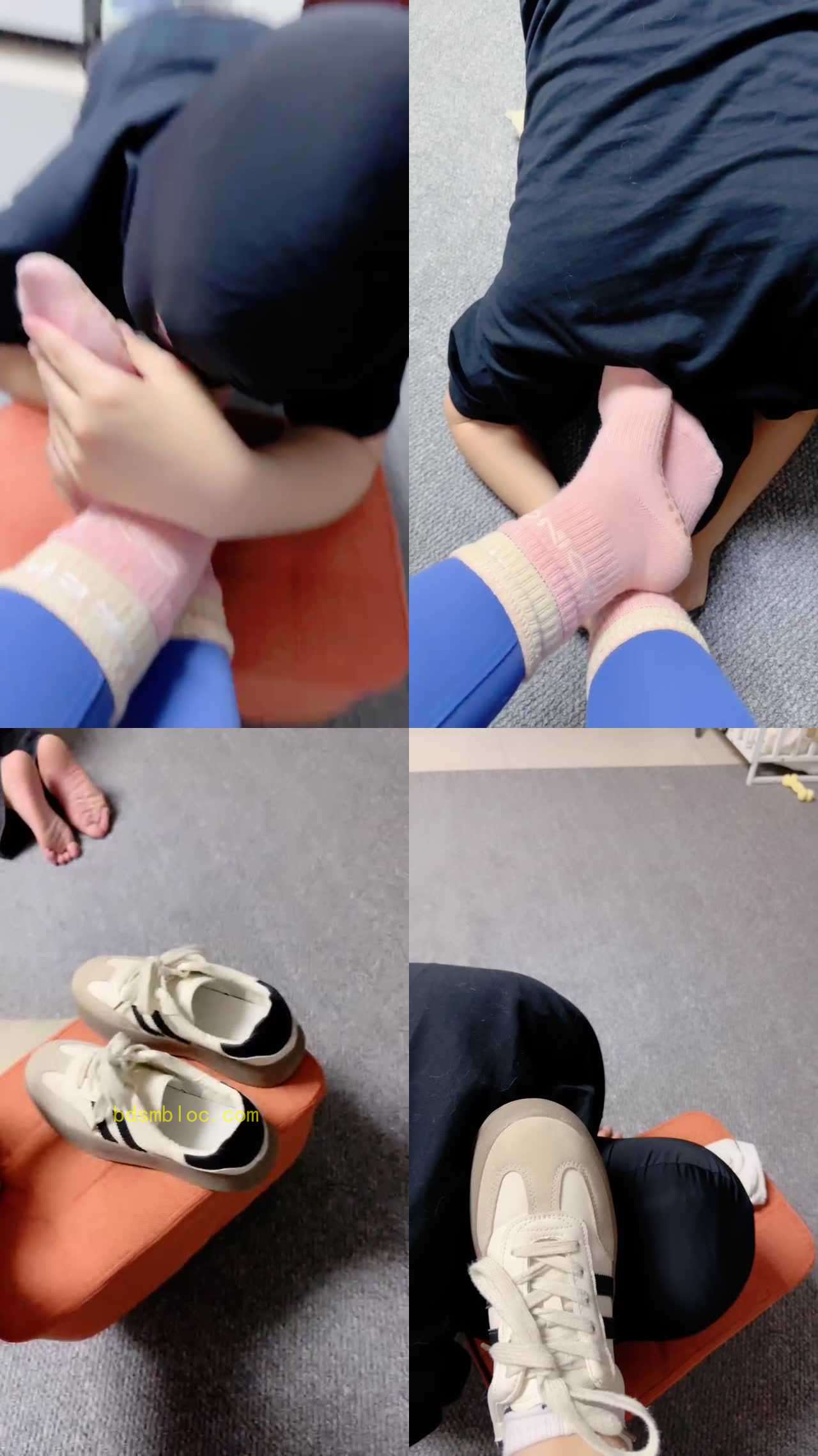 【蜜雪】闻舔超臭原味棉袜
