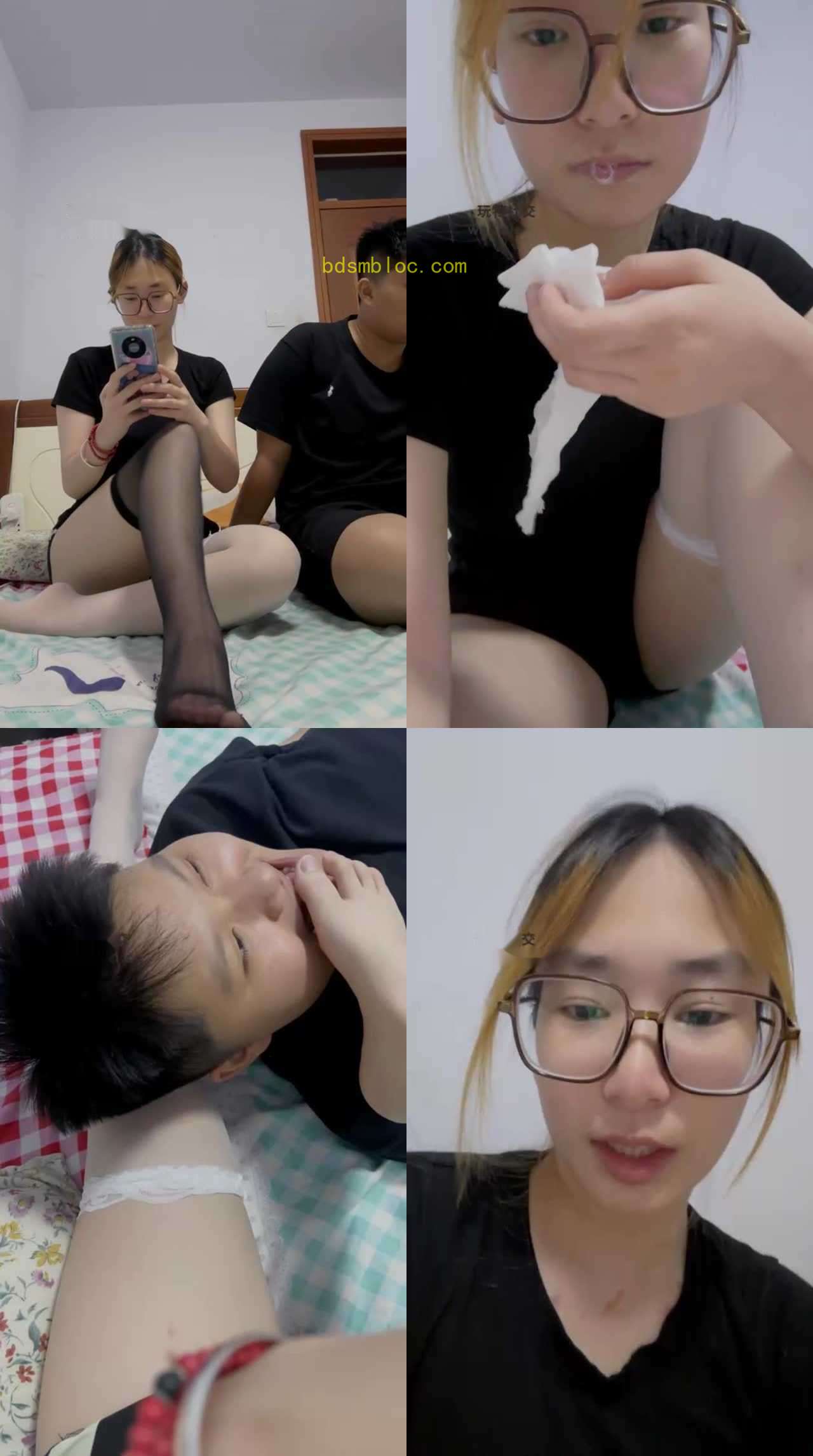 【拉拉情侣】吐口水诱惑/坐脸窒息/舔脚