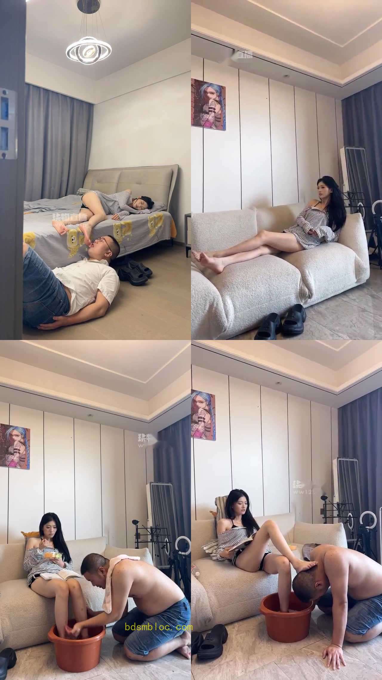 【皇家御姐】调教家奴小胖虎
