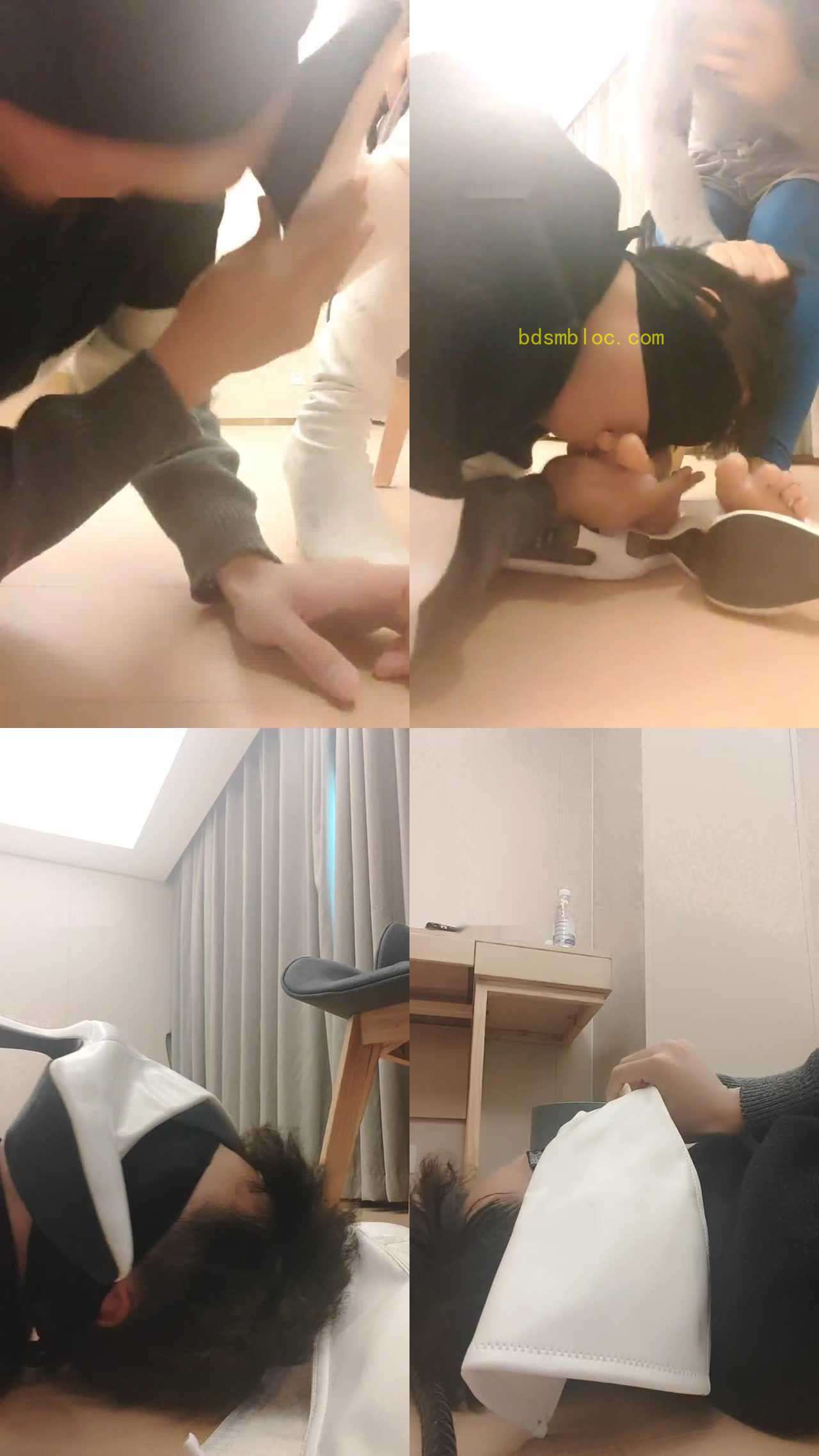 【广州丝主】脏长靴裸足狂舔