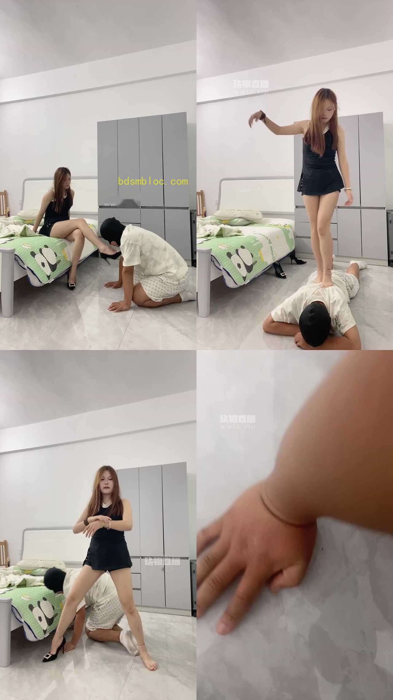 【泡泡s】爬进来看主人调狗深喉插烂狗嘴