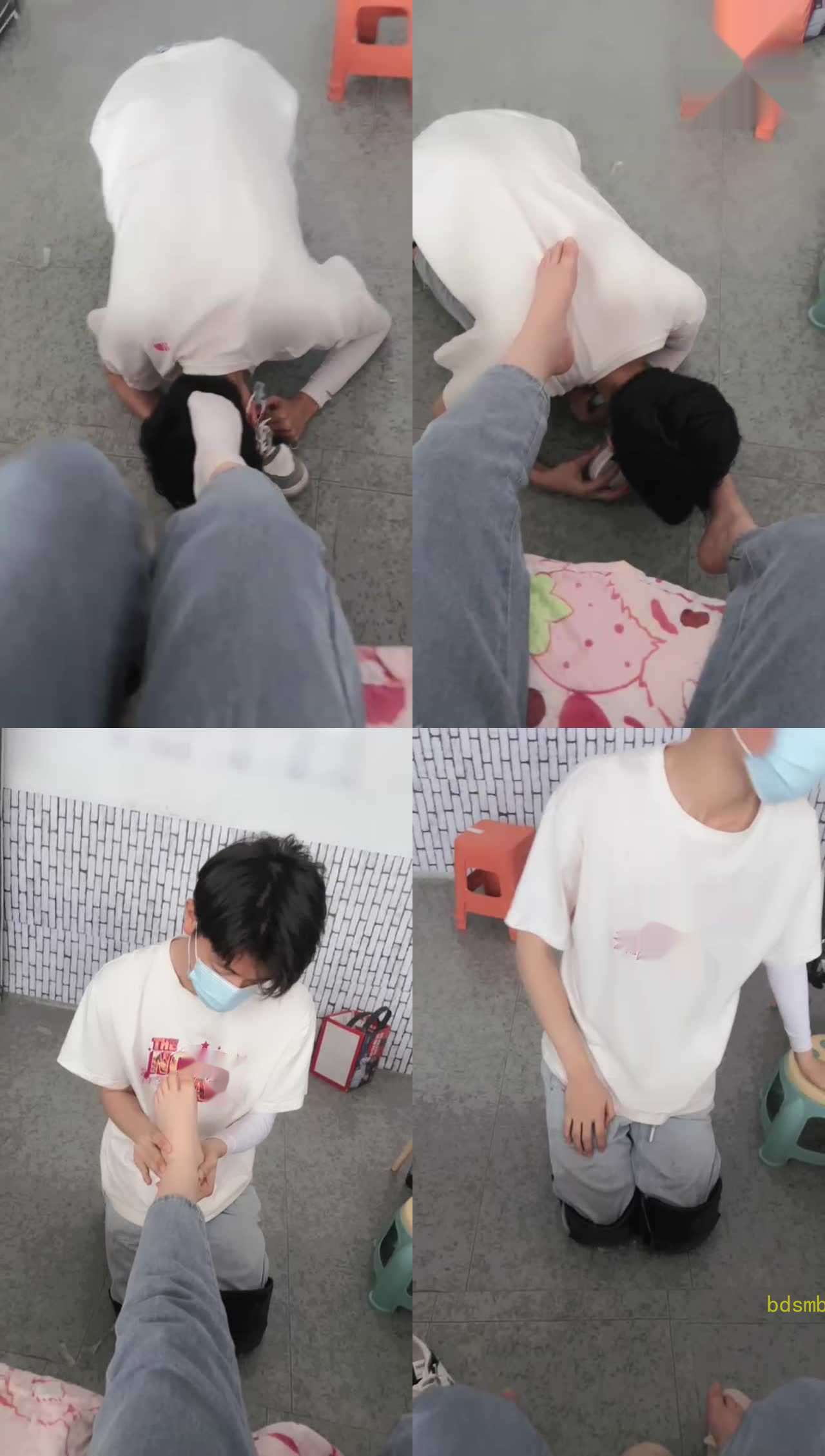 【大小姐】下跪求主人健身后的鞋袜脚