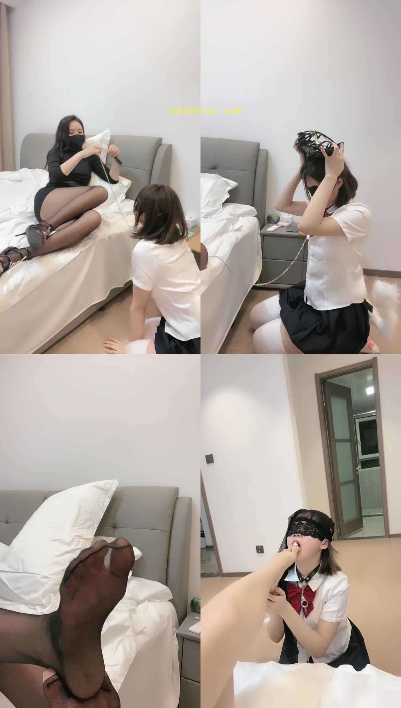【妆主大大】母畜伺候模特主人就寝