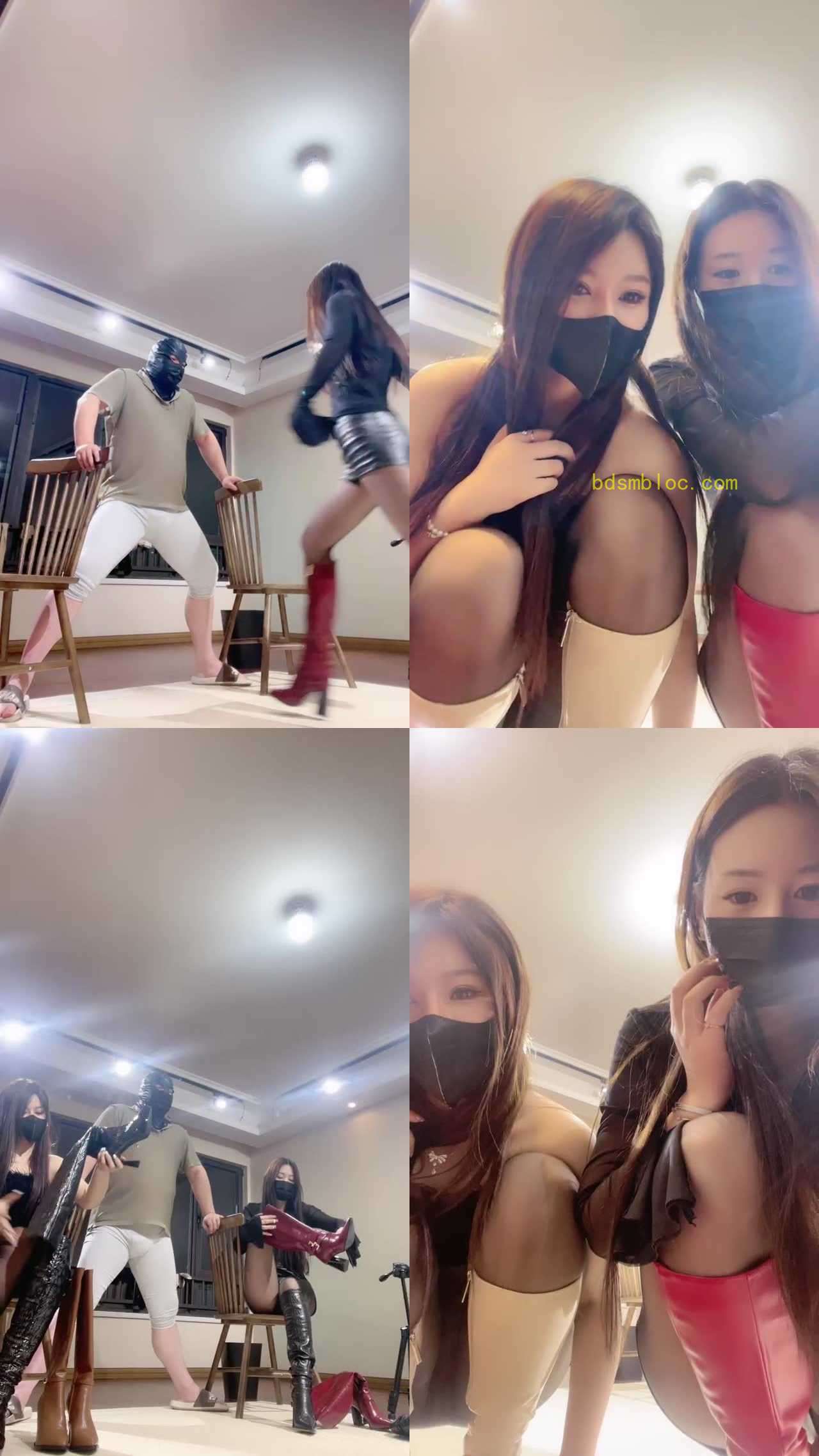 【仙女殿下】双S各式长靴轮番暴力踢裆【双视角版】