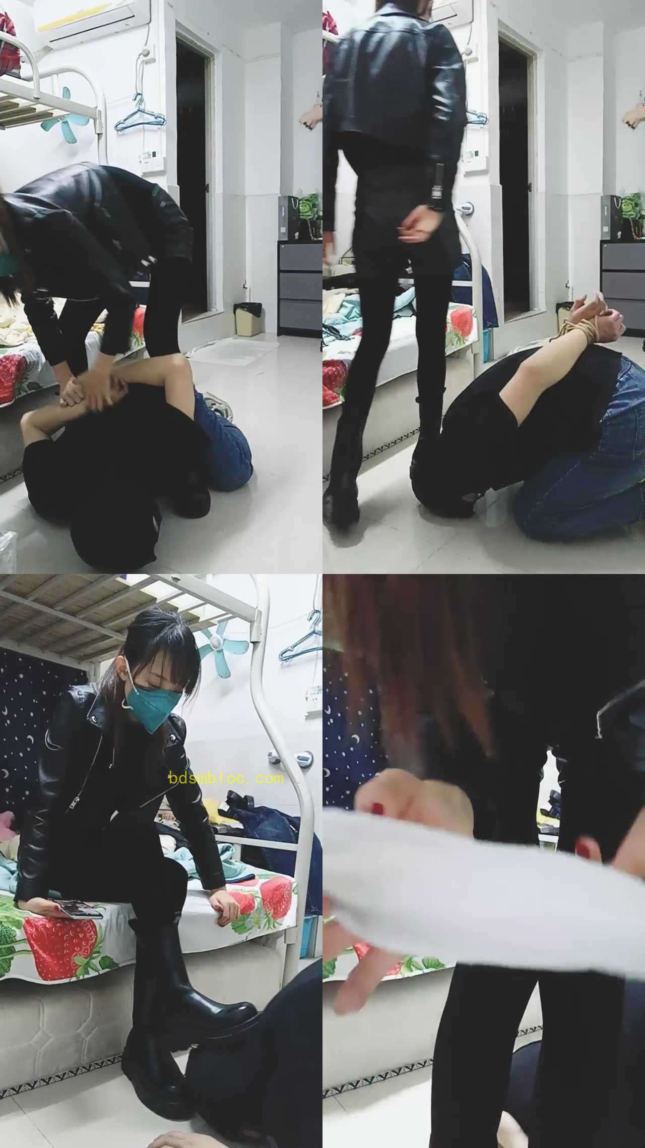 【美娜格格】把保安反手制服